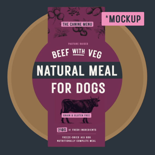 Beef Natural Meal for Dogs (8 units)