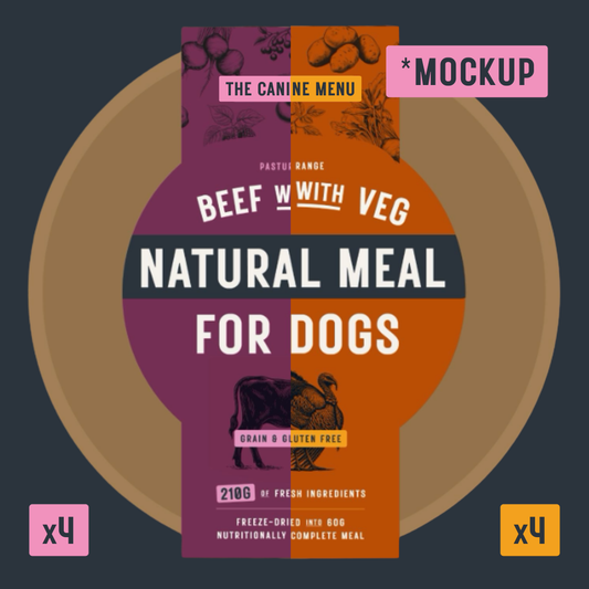 Mixed Case - Natural Meals for Dogs (8 units)
