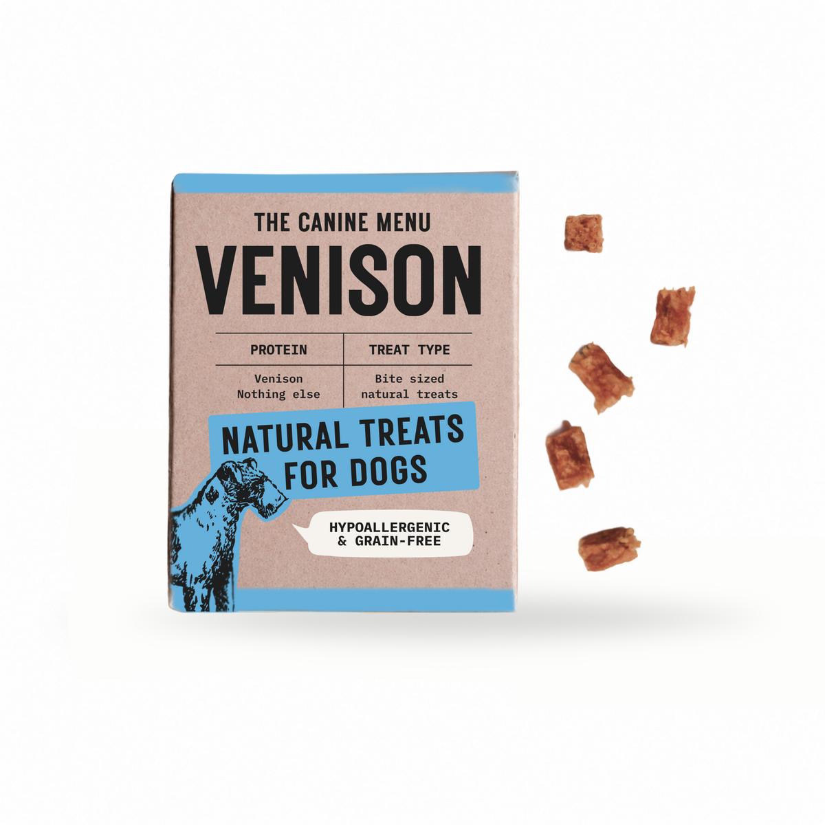 Venison Natural Dog Treats (25 units)