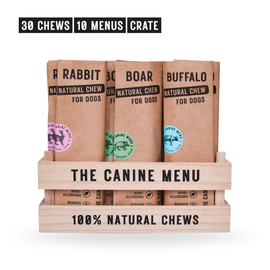 Starter Pack (30 dog chews & crate)